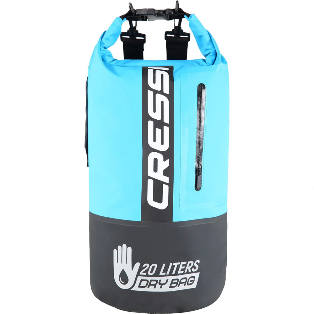 Cressi Premium Dry Bag - BLACK - AZURE - 20L