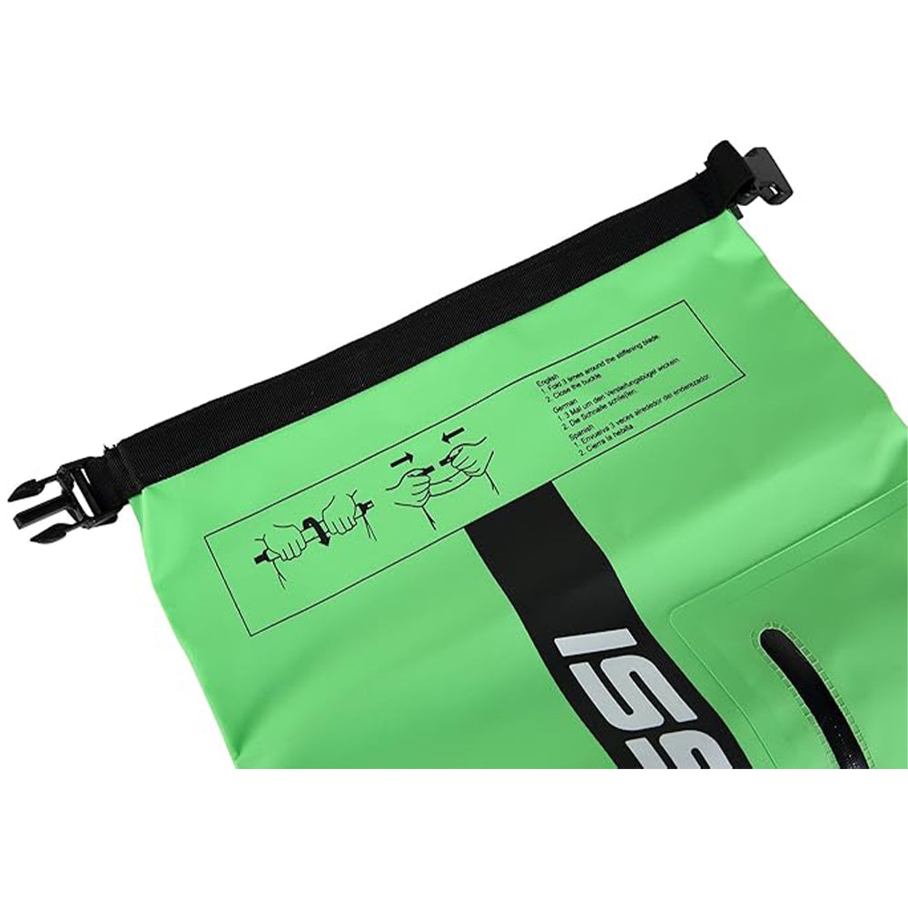 Cressi Premium Dry Bag - BLACK - FLUO GREEN - 20L