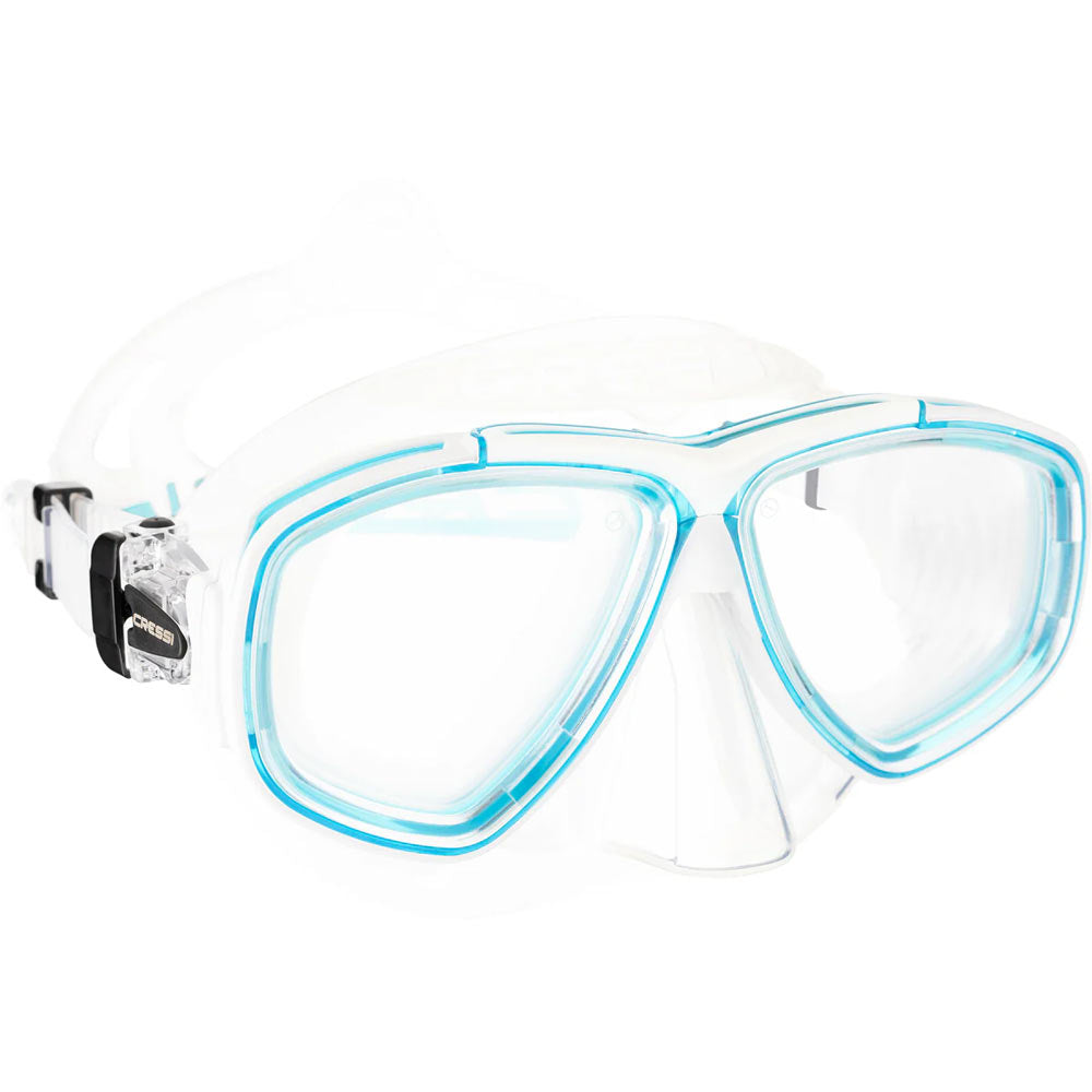 Cressi Prisma Dalış Maskesi - CLEAR - AQUAMARINE