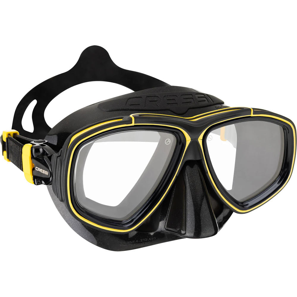 Cressi Prisma Dalış Maskesi - BLACK - YELLOW