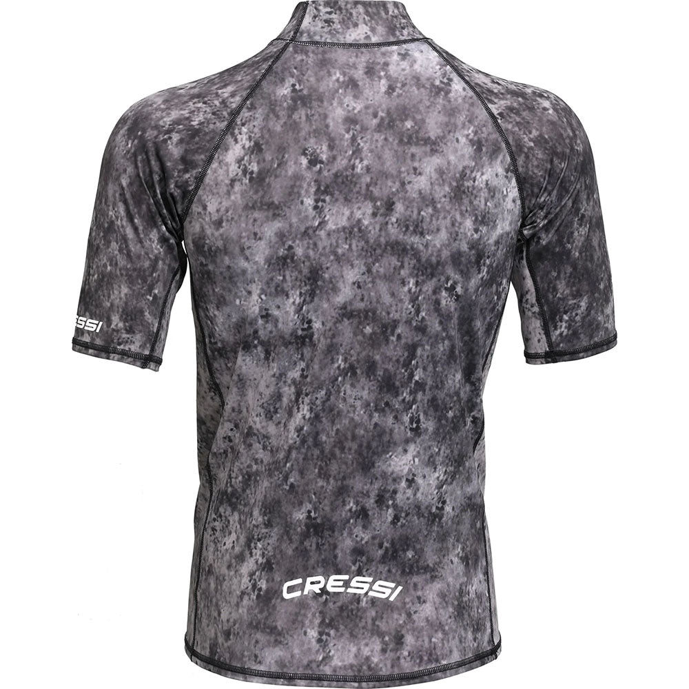 Cressi Rash Guard Man T-Shirt - CAMO BLACK GREY - XL - NO:5