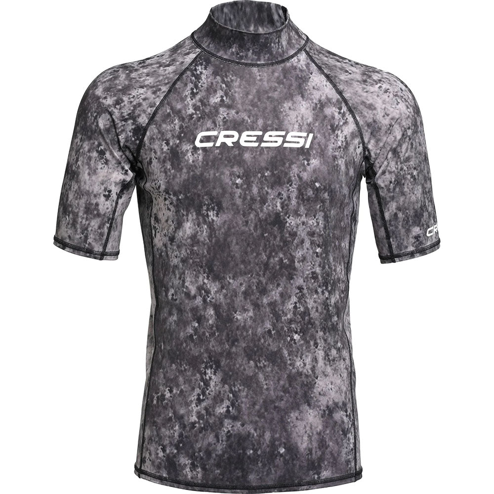 Cressi Rash Guard Man T-Shirt - CAMO BLACK GREY - M - NO:3
