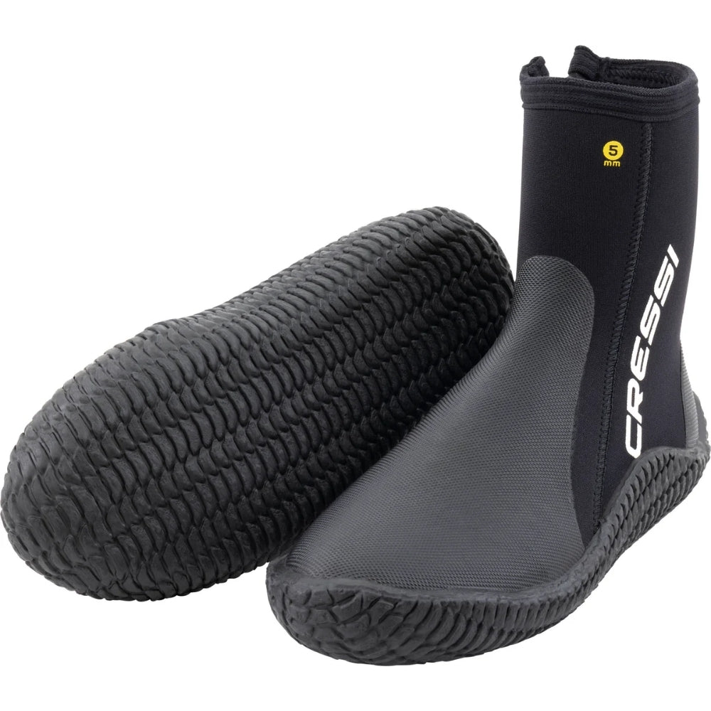 Cressi Reeftech Dalış Çizmesi - BLACK - 5MM - 2XL -46-47