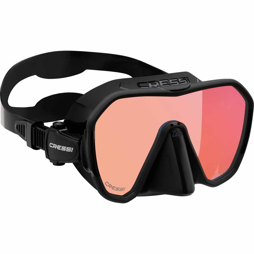 Cressi Z2S Dalış Maskesi - BLACK/BLUE/ORANGE LENS