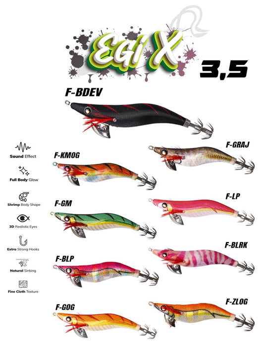 Fujin EgiX 3.0 16,4gr Kalamar Zokası