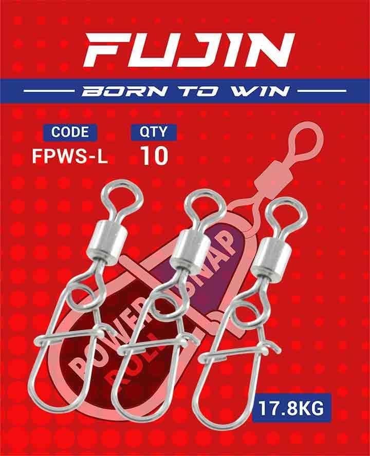 Fujin Power Roll Snap No. L #L 17.8kg Çekerli Klips