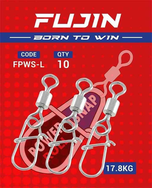 Fujin Power Roll Snap No. L #L 17.8kg Çekerli Klips