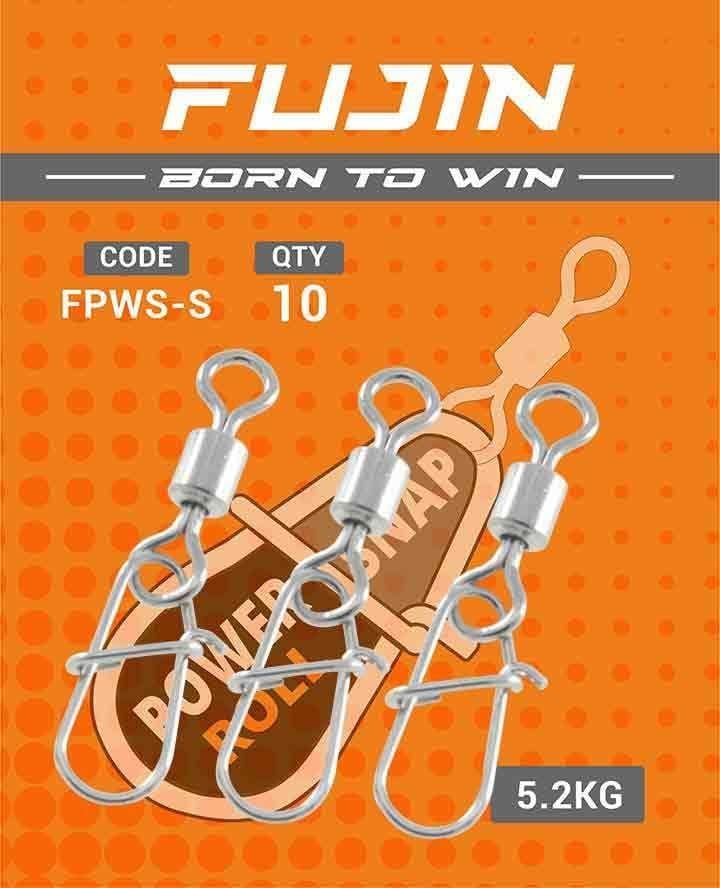 Fujin Power Roll Snap No. S 5.2kg Çekerli Klips