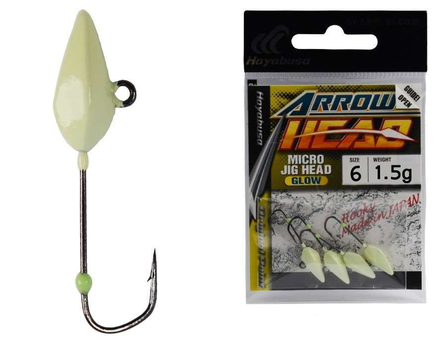 Hayabusa EX 932 Lrf Jig Head Arrow Head Glow 4lü Paket - Standart - 3.5 GR