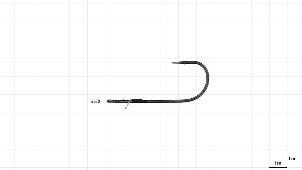 Hayabusa FPP Straight Delikli Lüfer İğnesi Black Nikel - Standart - 1-0
