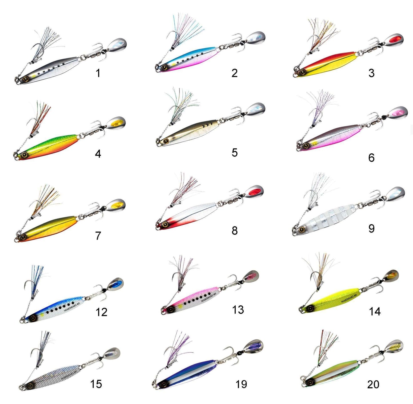 Hayabusa FS 417 Jack Eye Maki Maki 60gr Light Jig Suni Yem