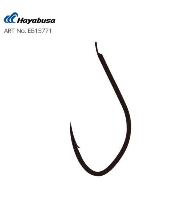 Hayabusa HKAJ 157 Kısa Pala Dövme Olta İğnesi 15li Paket Black Nikel - Standart - 10