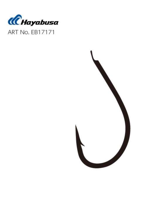 Hayabusa HMRS 171 Kısa Pala Dövme Olta İğnesi 15li Paket Black Nikel - Standart - 6