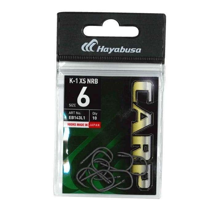 Hayabusa K1 XS Sazan İğnesi Dövme Teflon Black 10lu Paket