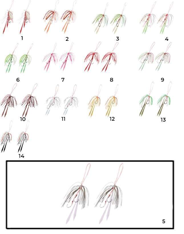 Hayabusa SE 125 Tai Rubber Free Slide Yedek Etekli Assist İğne Set - 5