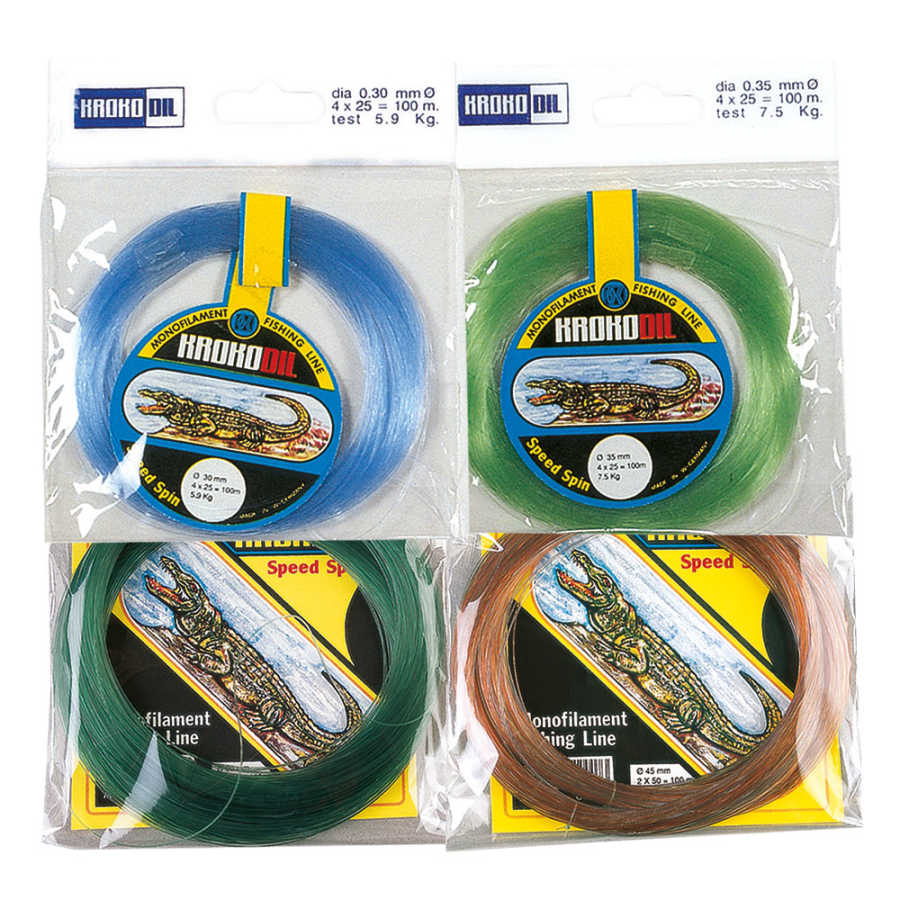 Krokodil Paket Misina - RENKLI - 0.45MM - 100MT - 14.1KG