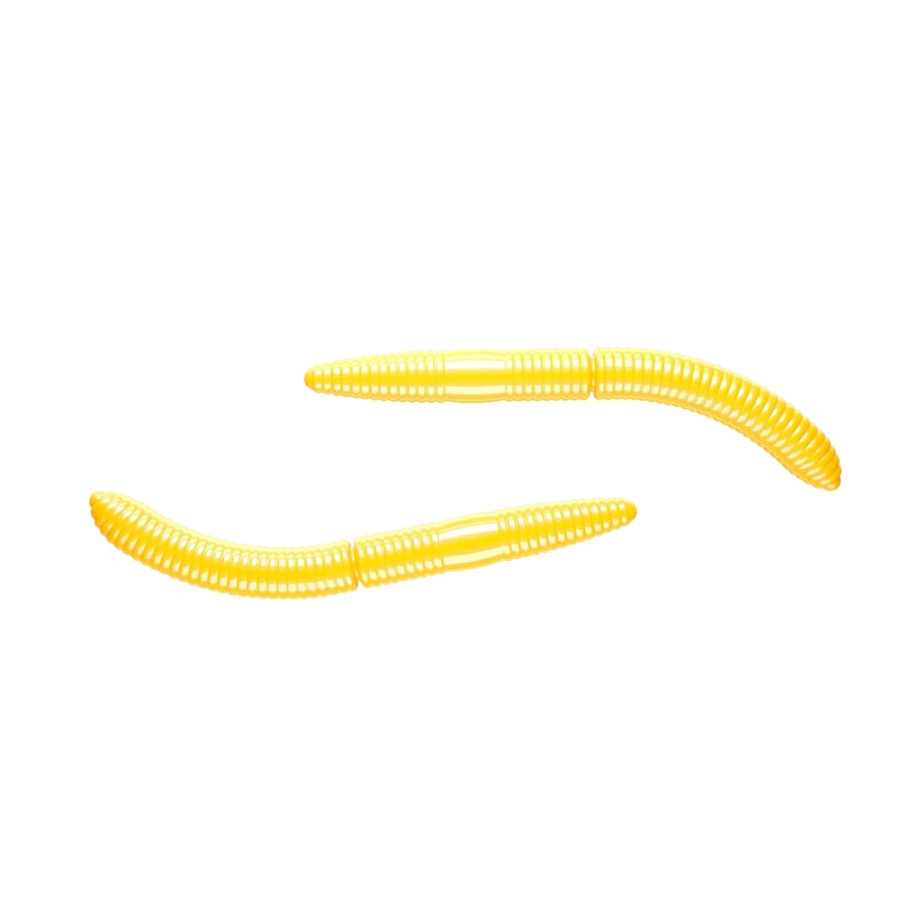 Libra Lures Fatty D’Worm Suni Yem - 007 - YELLOW - 65MM