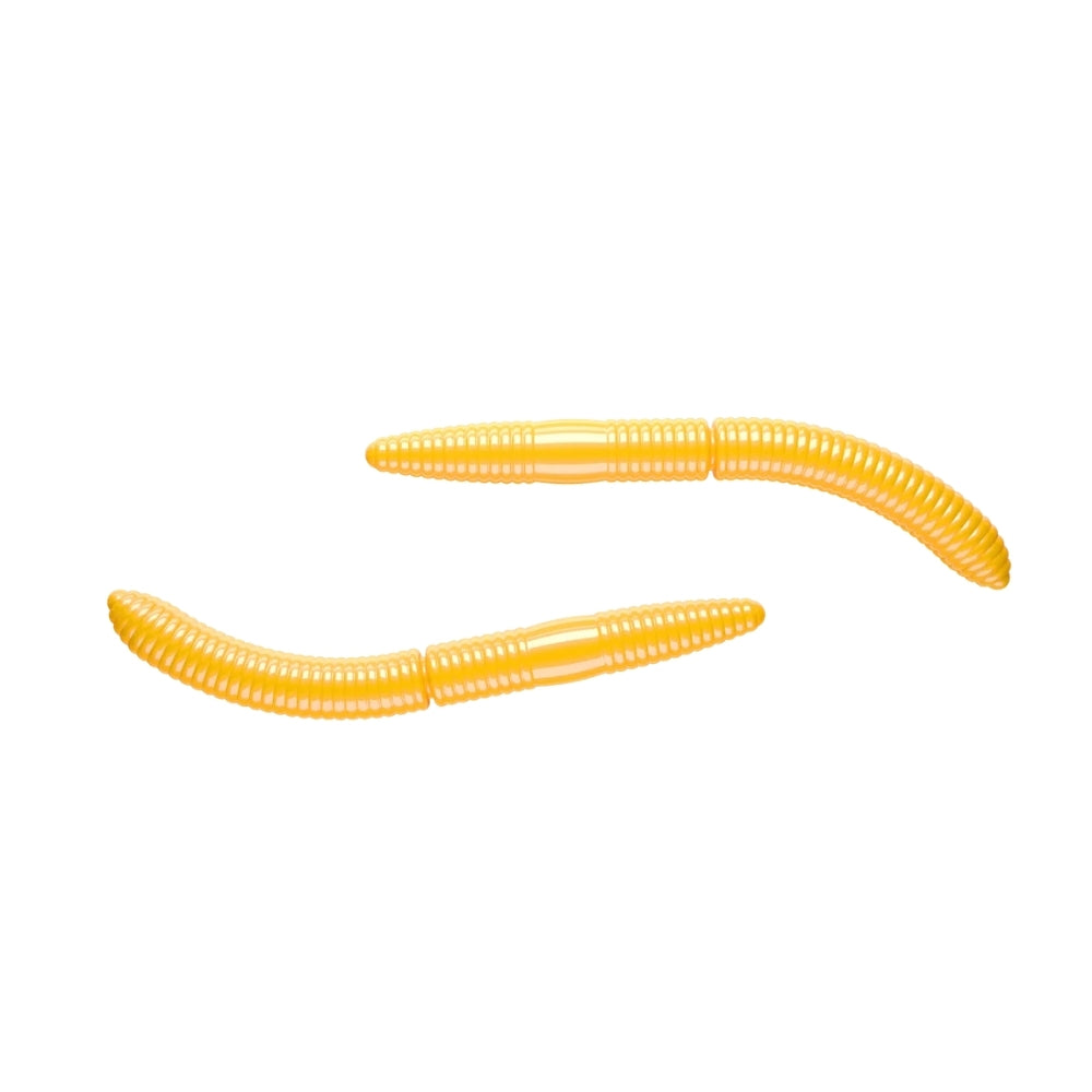 Libra Lures Fatty D’Worm Suni Yem - 008 - DARK YELLOW - 65MM