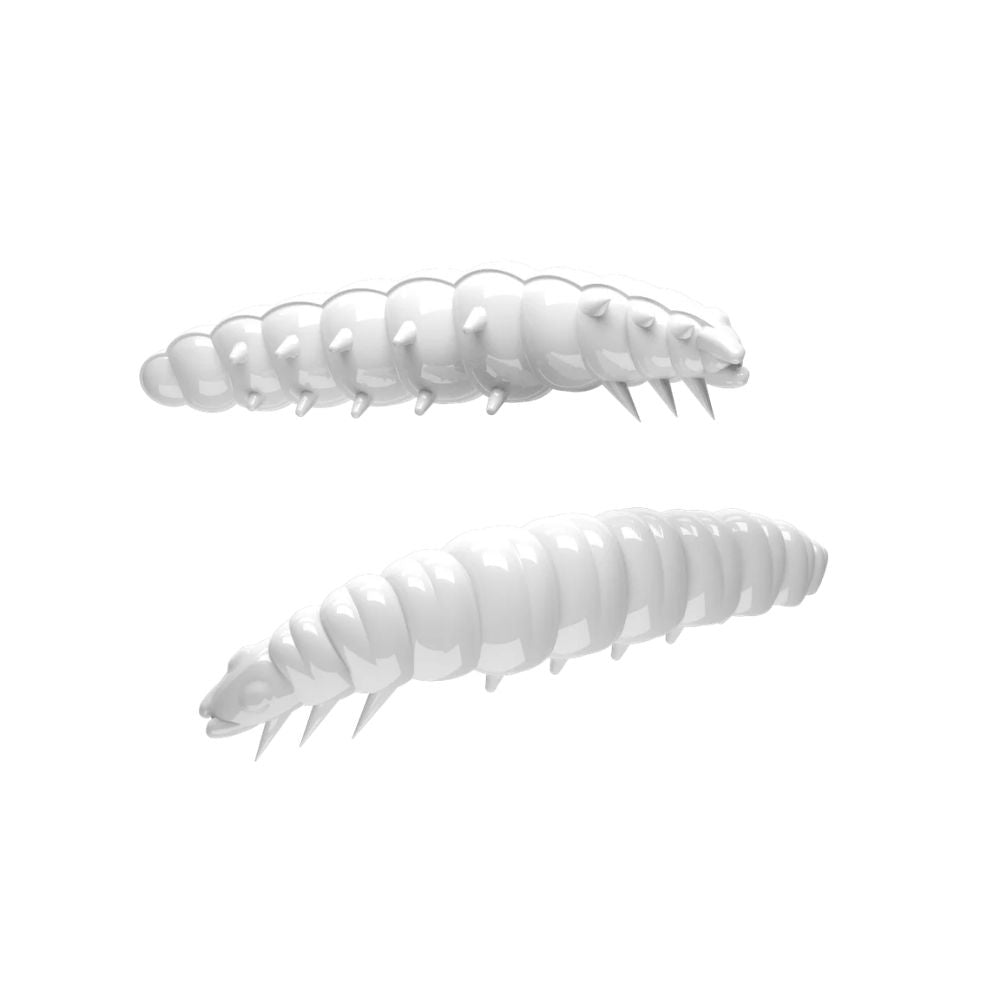 Libra Lures Larva Cheese Suni Yem - 001-WHITE - 35MM