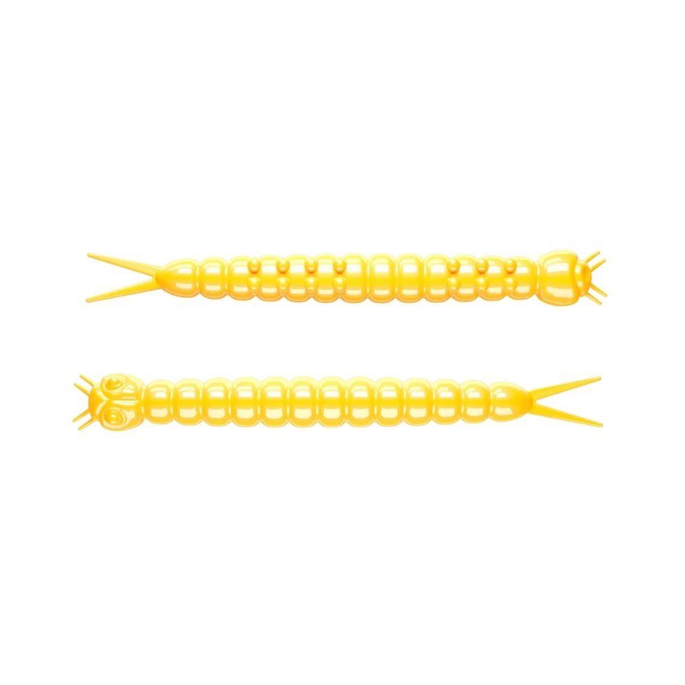 Libra Lures Slight Worm Garlic Suni Yem - 007 - YELLOW - 38MM