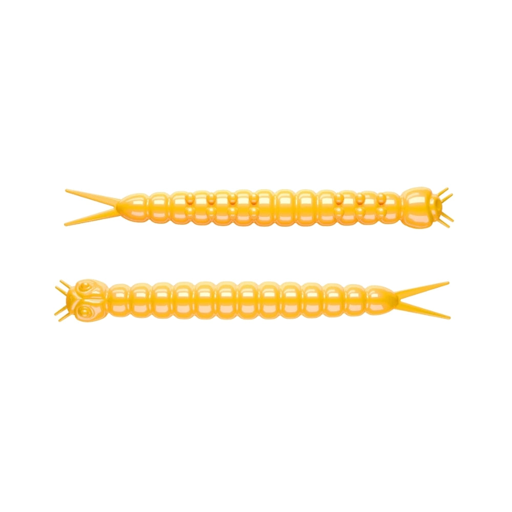 Libra Lures Slight Worm Garlic Suni Yem - 008 - DARK YELLOW - 38MM