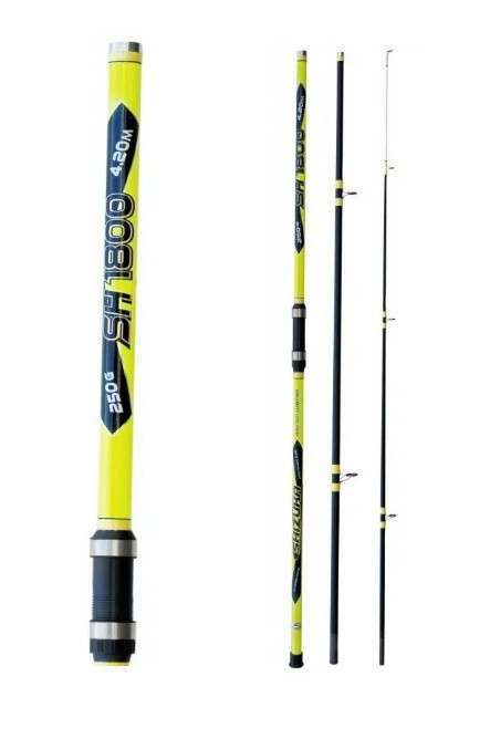 Lineaeffe S2507042 SH1800 WWG 420cm 3 Parça Surf Kamış UP TO 250gr Atar