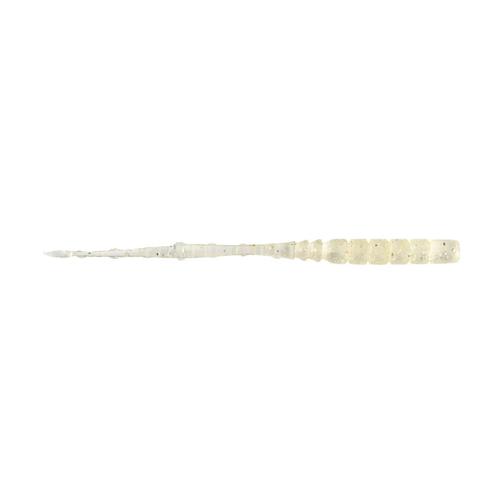 Mustad Aji Straight Tail Silikon Kurt - 001 - CL.RAINBOW GLITTER - 76MM - 12Lİ