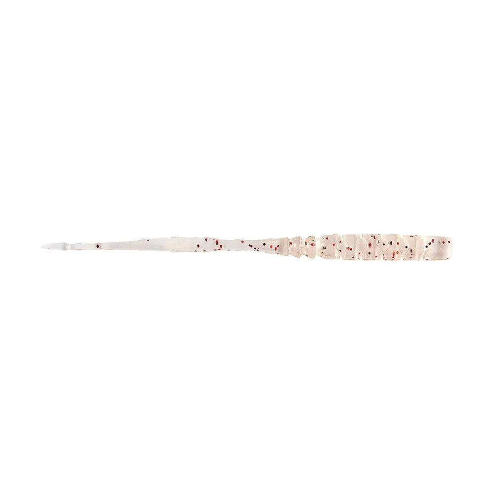 Mustad Aji Straight Tail Silikon Kurt - 010 - UV CL.RED GLITTER - 76MM - 12Lİ