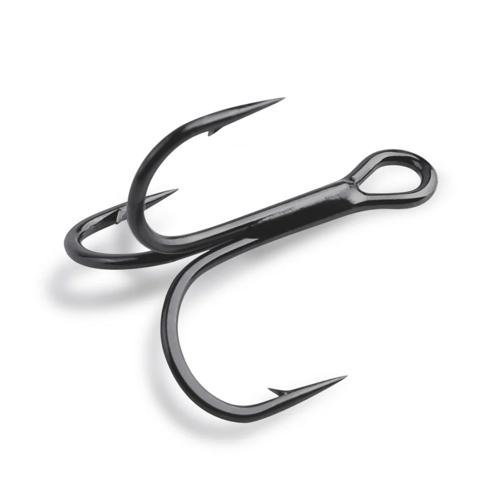 Mustad Elite Round Bend Treble TR78NP-BN Olta İğnesi - METALİK SİYAH - NO:1 5Lİ