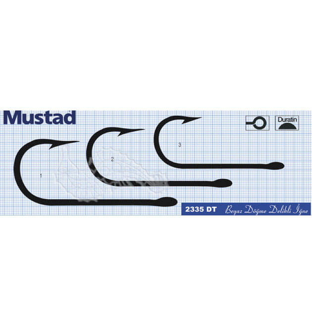 Mustad Olta İğnesi 2335DT 100lü - Standart - NO:2