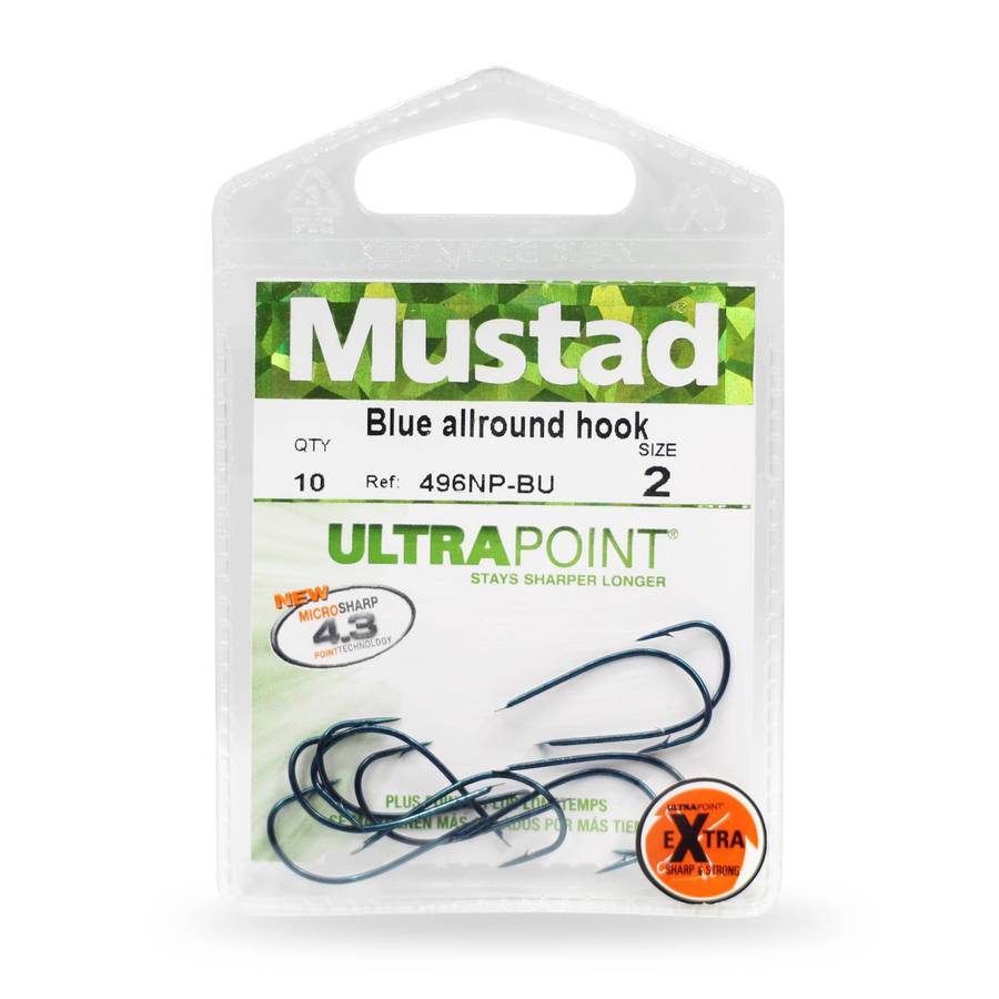 Mustad Olta İğnesi 496 NPBU 10 lu - LACİVERT - NO:2