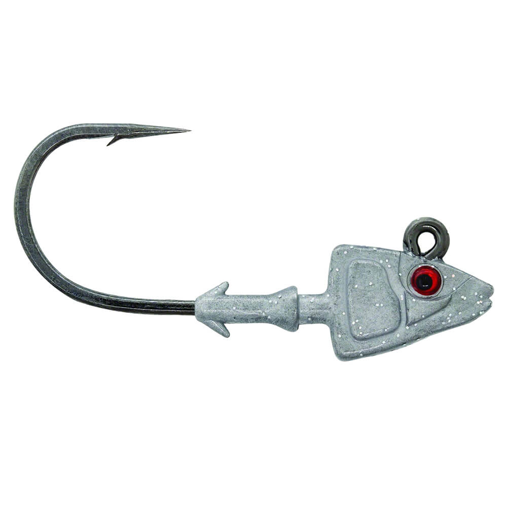 Mustad Sd824 Shad Jig Head - PL - PLATIN - 10GR - 3LU - 3-0