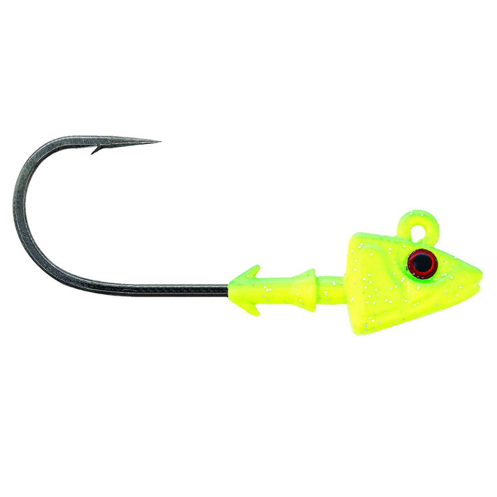 Mustad Sd840 Shad Jig Head - CH - CHARTREUSE - 7GR - 3LU - 3-0