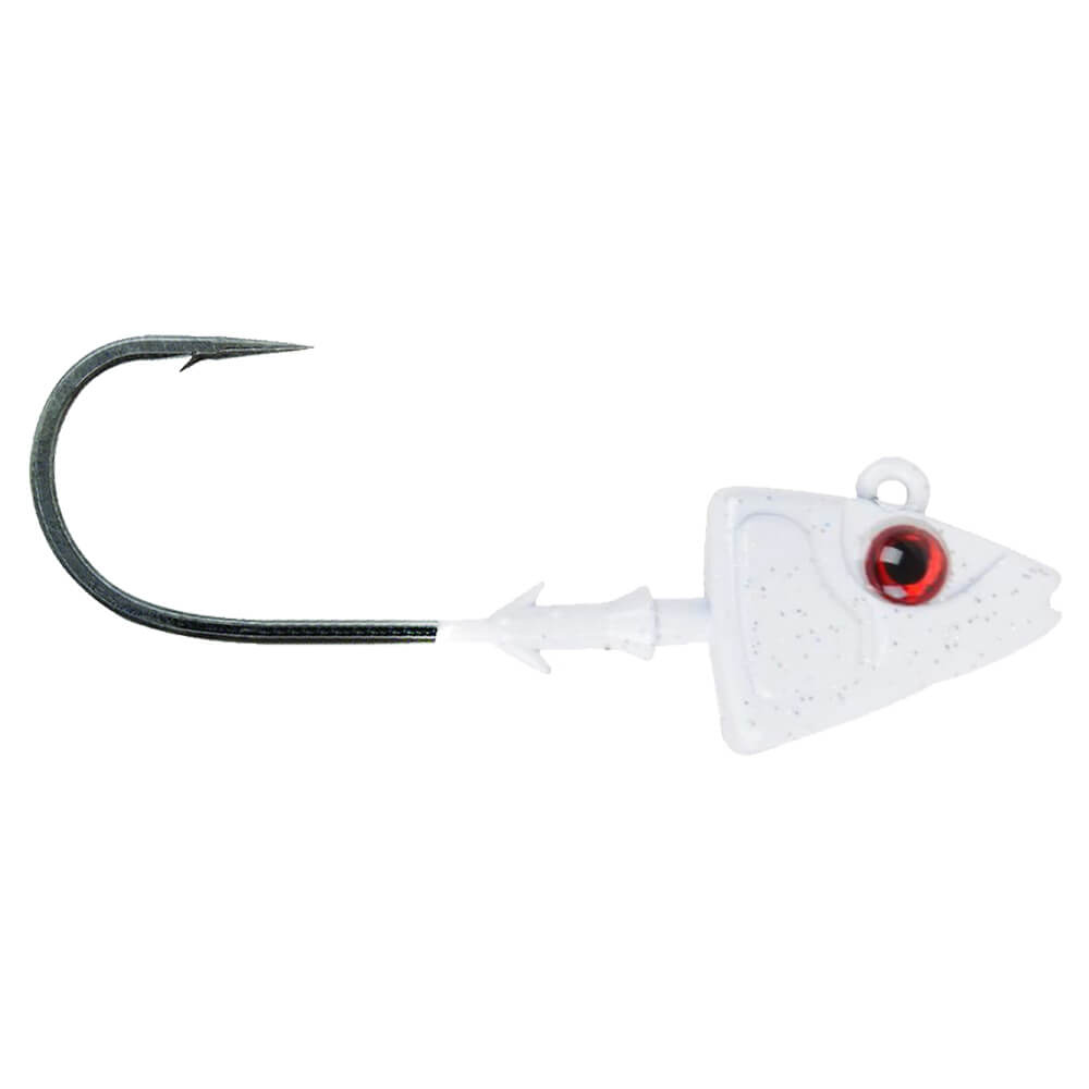 Mustad Sd840 Shad Jig Head - WH - WHITE - 21GR - 2LI - 5-0