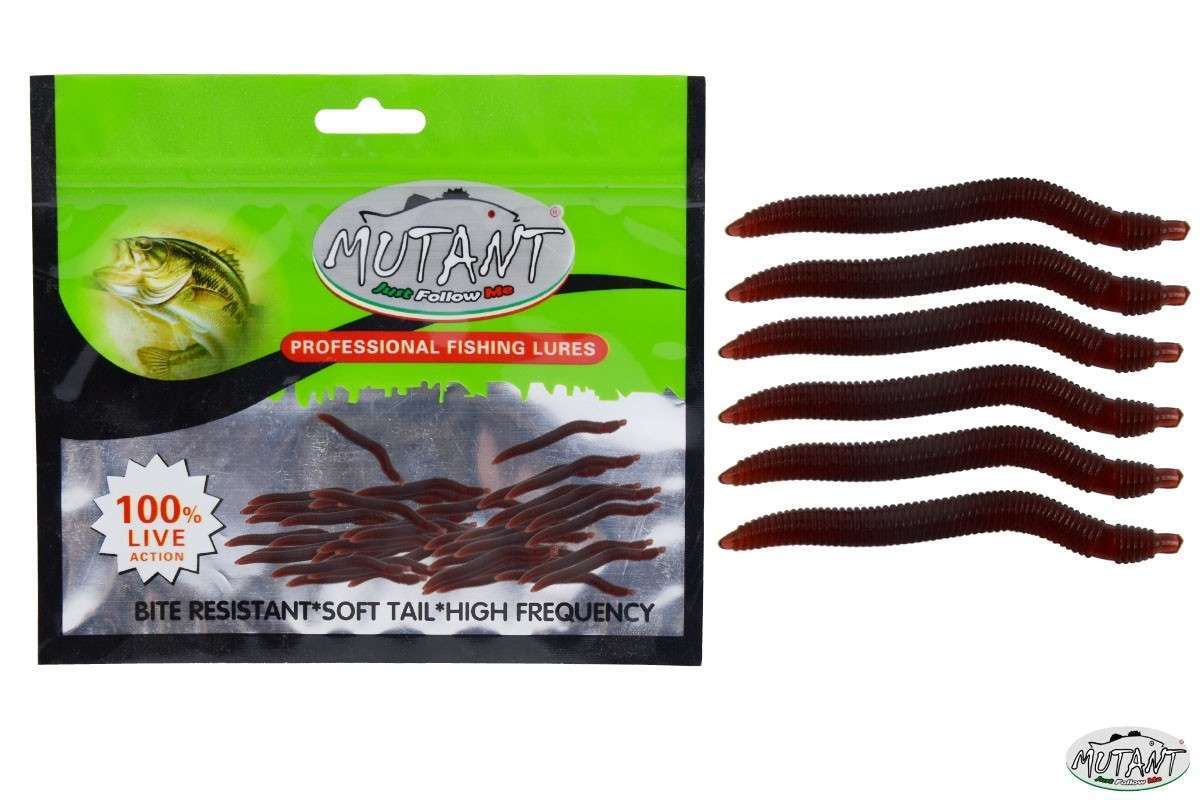 Mutant 3510 Ozmo Solucan 4cm Silikon Suni Yem 30lu Paket - 02