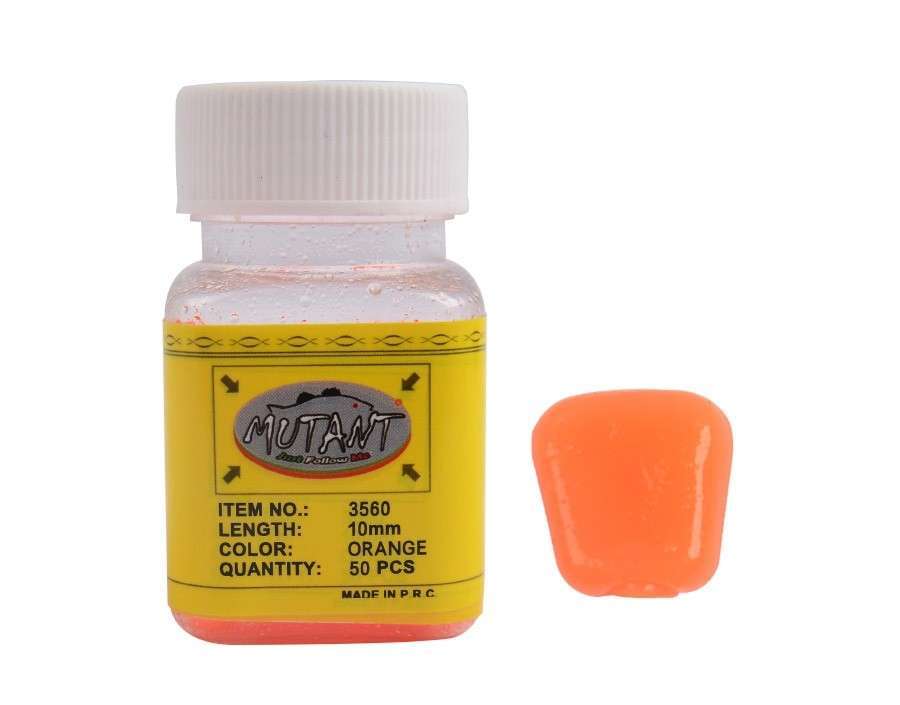 Mutant 3560 Silikon Pop Corn Aromalı Mısır 50li Kutu Sazan Yemi - TURUNCU
