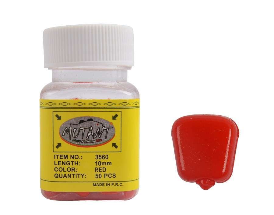 Mutant 3560 Silikon Pop Corn Aromalı Mısır 50li Kutu Sazan Yemi - KıRMıZı