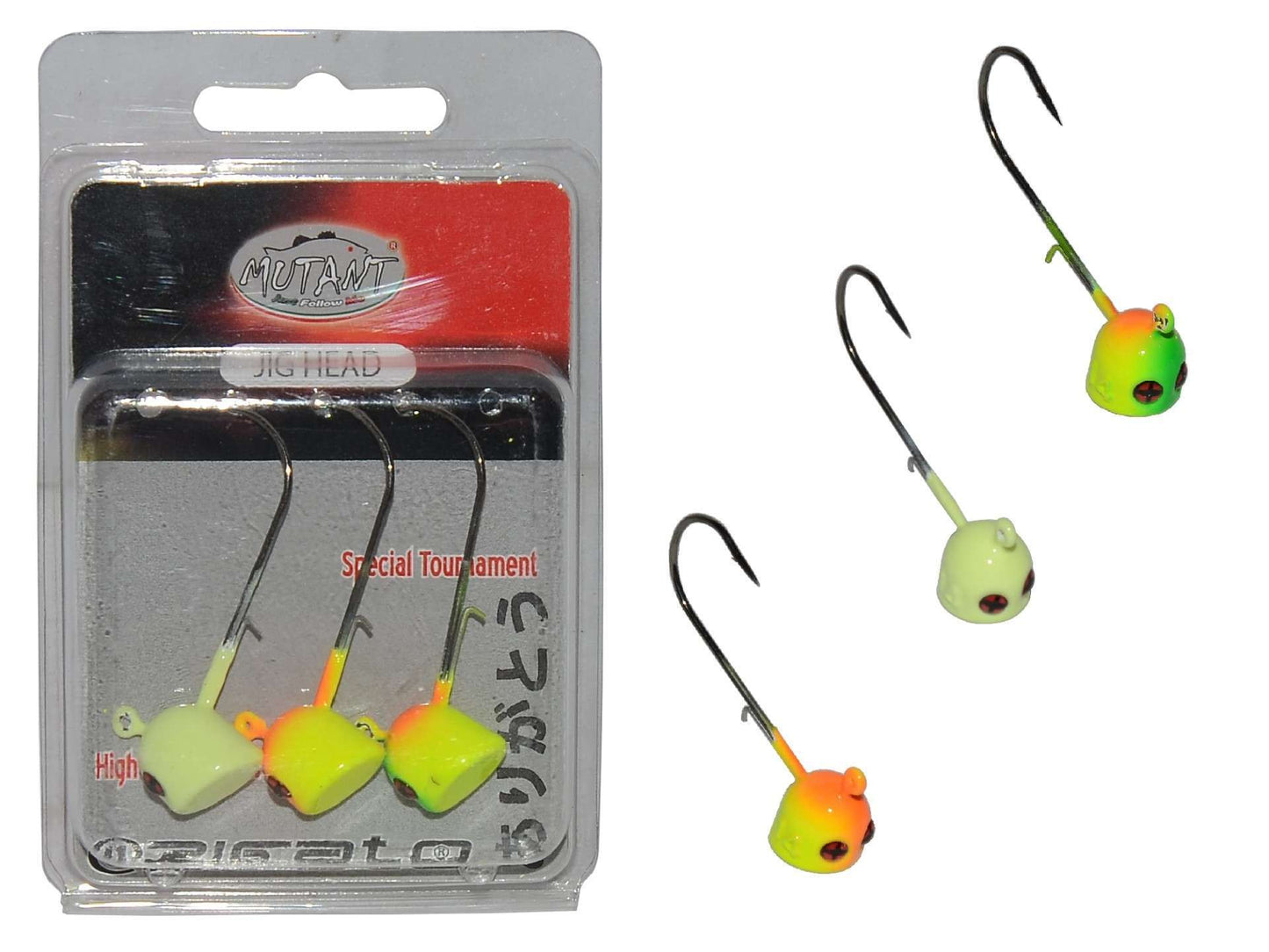 Mutant 6413 Jig Head Moite 3lü Mix Set Tırnaklı Jig Head - Standart - 14 GR