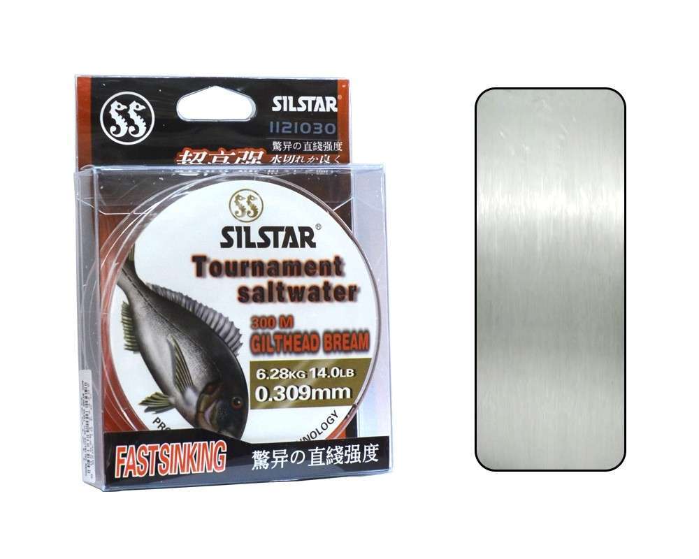 Silstar 1121 Tournament 300mt Monofilament Misina Beyaz - Standart - 0.30 MM