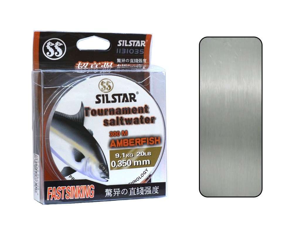 Silstar 1131 Salt Water Amberfish 300mt Monofilament Misina Su Gri - Standart - 0.40 MM