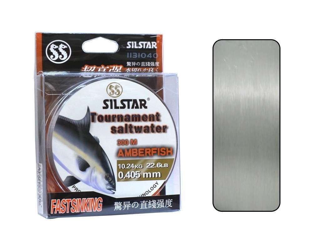 Silstar 1131 Salt Water Amberfish 300mt Monofilament Misina Su Gri - Standart - 0.45 MM