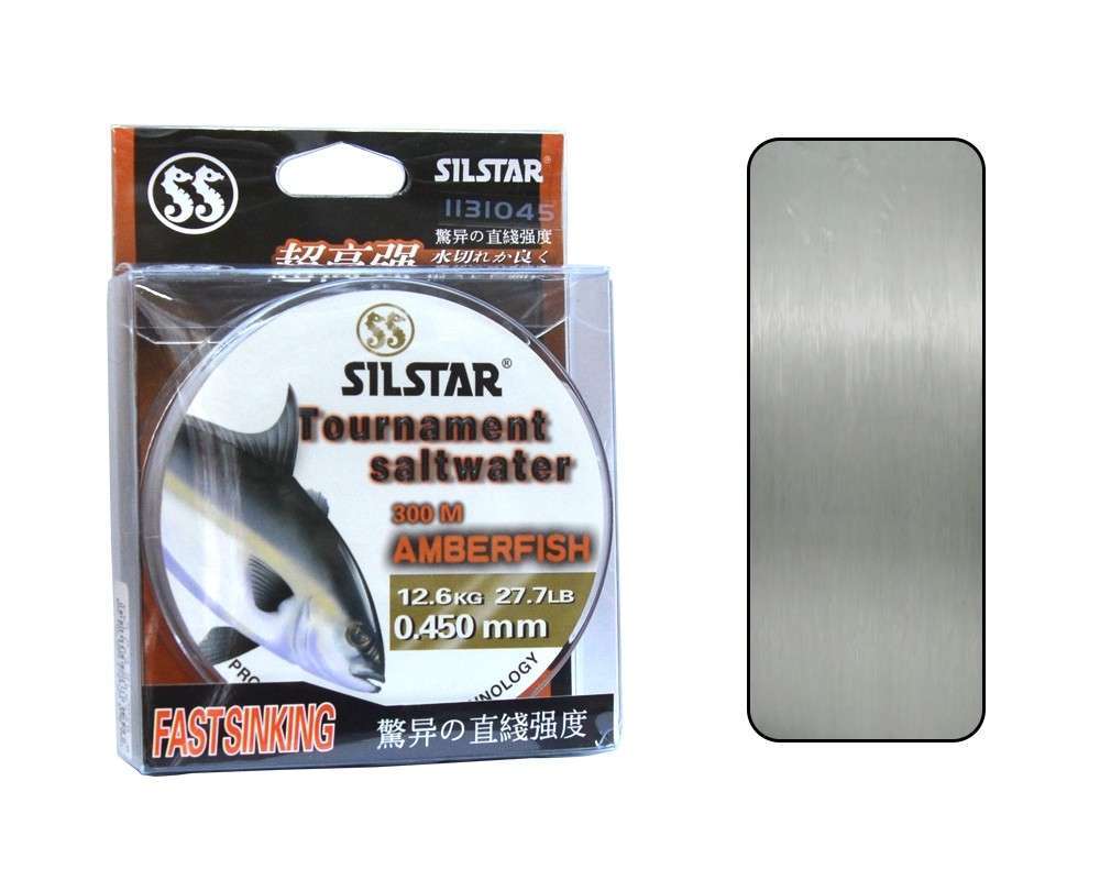 Silstar 1131 Salt Water Amberfish 300mt Monofilament Misina Su Gri - Standart - 0.50 MM