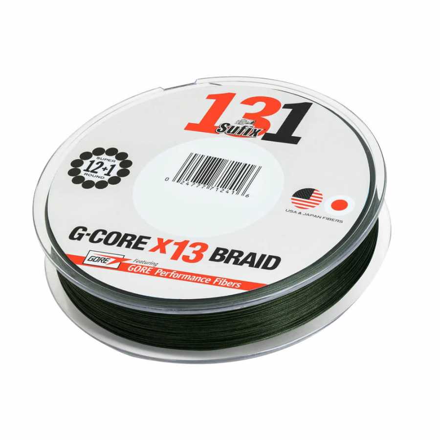 Sufix 131 G-Core X13 İp Misina - LO-VIS GREEN - 0.235MM - 300M - 13.61KG