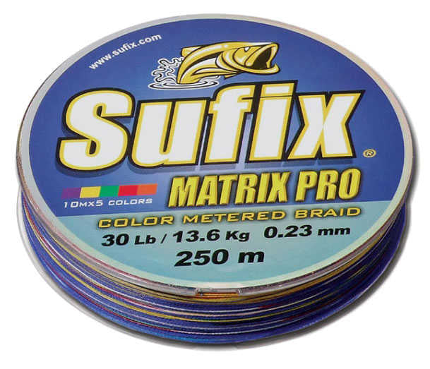Sufix Matrix Pro İp Misina - MULTICOLOR - 0.40MM - 250MT - 45KG