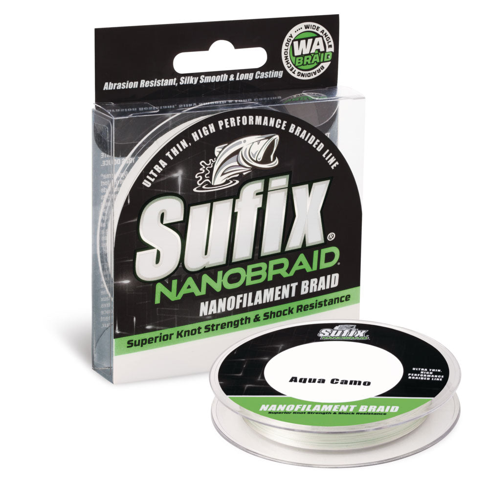 Sufix Nano Braid İp Misina - AQUA CAMO - 0.12MM - 100MT - 7.3KG