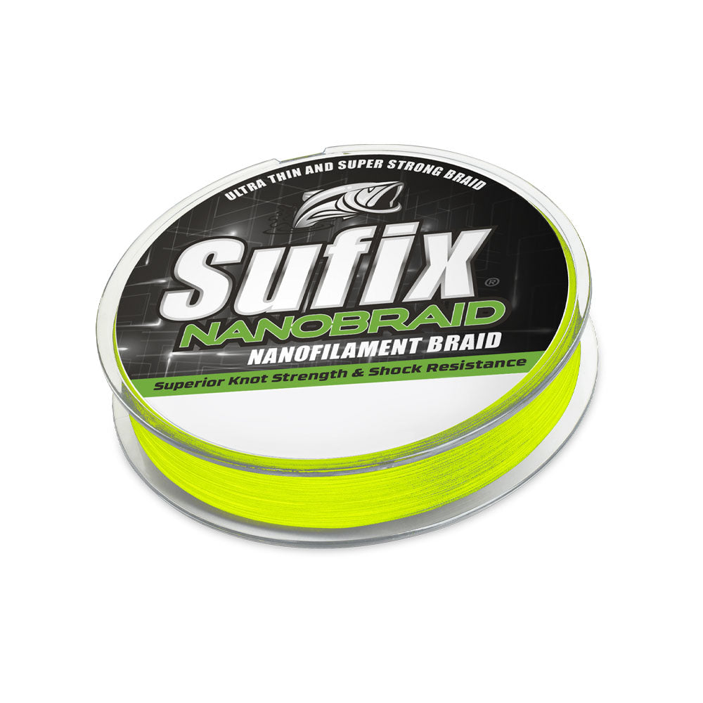 Sufix Nano Braid İp Misina - NEON CHARTREUSE - 0.08MM - 100MT - 3.7KG