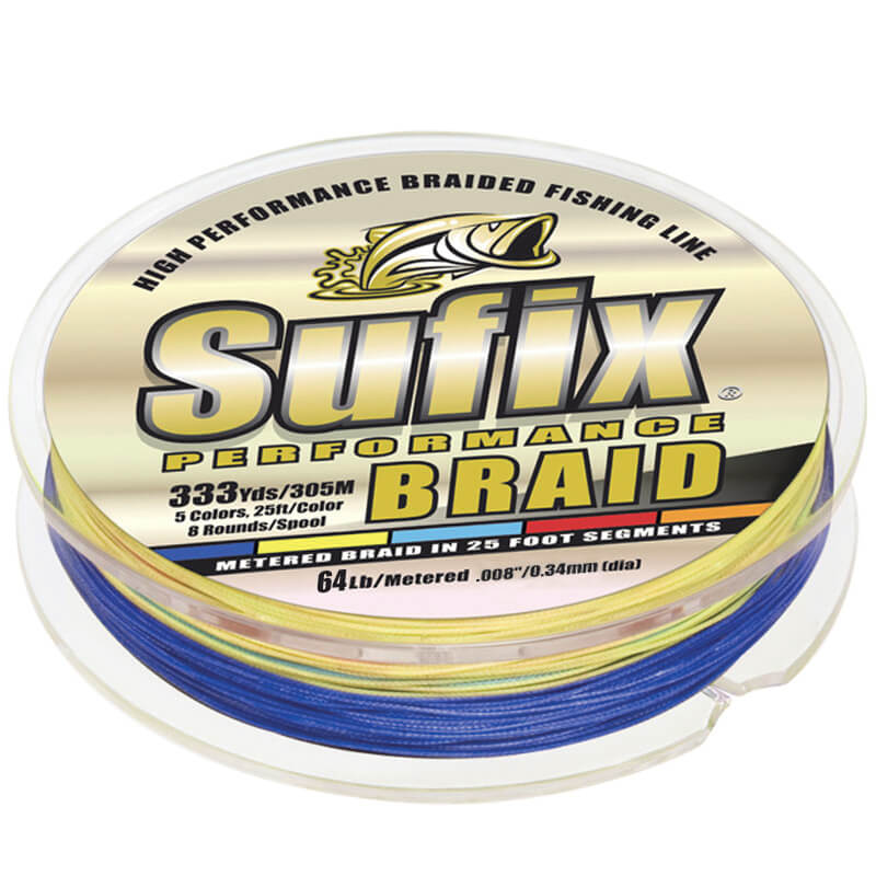 Sufix Performance Braid İp Misina - MULTICOLOR - 0.38MM - 300MT - 27.4KG