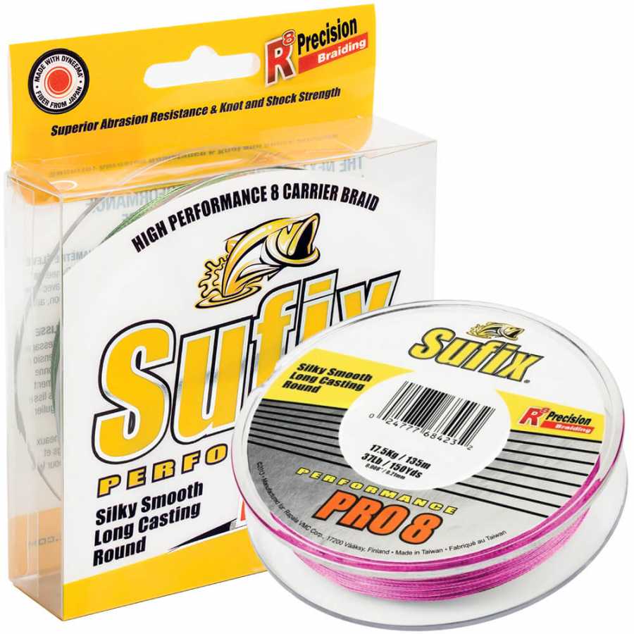 Sufix Performance Pro8 İp Misina - PINK - 0.18MM - 100MT - 13.5KG