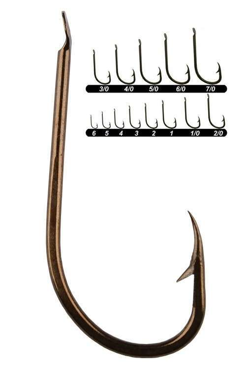 Youvella 1428 Sazan İğnesi Dövme Kalın 100lü Kutu Bronz - Standart - 5-0