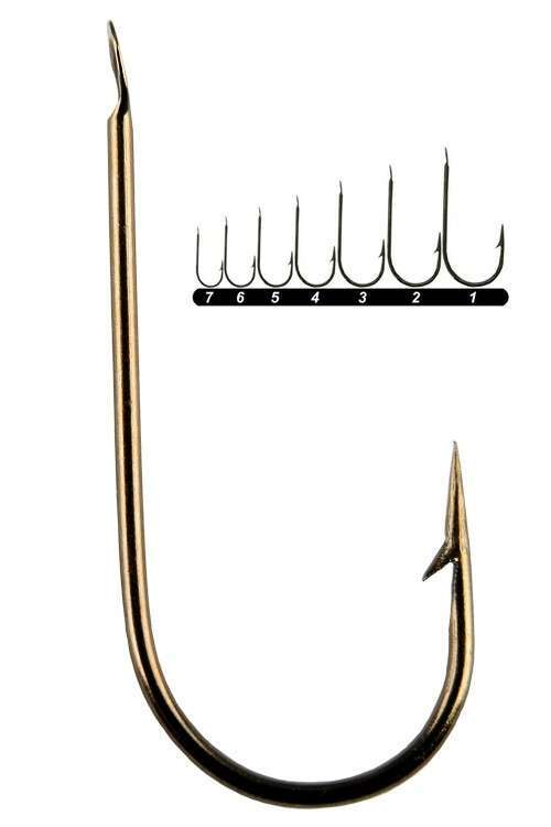 Youvella 1565 Kısa Pala Palet Yem İğnesi 100lü Kutu Bronz - Standart - 2